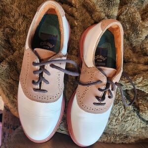 Nordstrom Callaway Leather Boys Golf Shoes Sz 3
